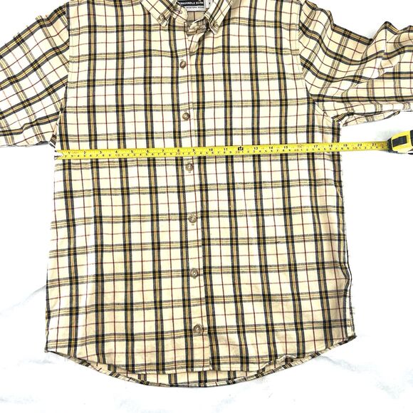 Panhandle Slim Western Wear  Long Sleeve Button-Down Plaid Vintage Mens Shirt M - Picture 7 of 13